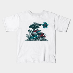 Mushroom Clouds Kids T-Shirt